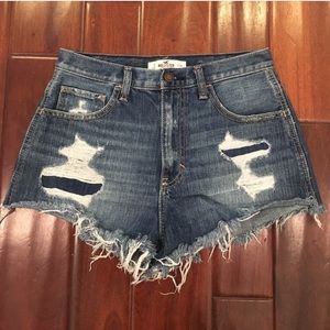 Hollister high waisted shorts